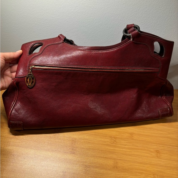 Vintage Cartier leather bag - Picture 11 of 12